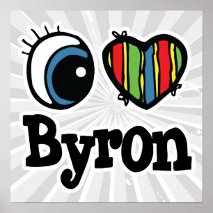 Poster I Heart (Love) Byron