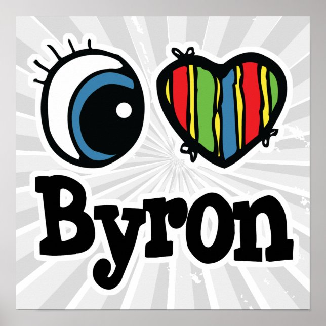Poster I Heart (Love) Byron (Frente)