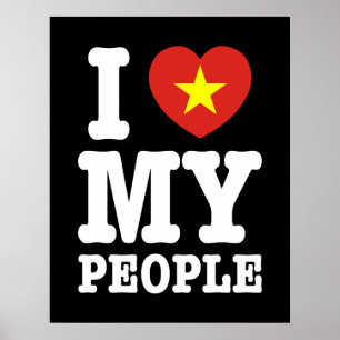 Poster I Heart (Love) My Viet Pessoas
