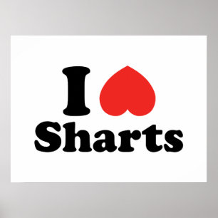 Poster I Heart Sharts