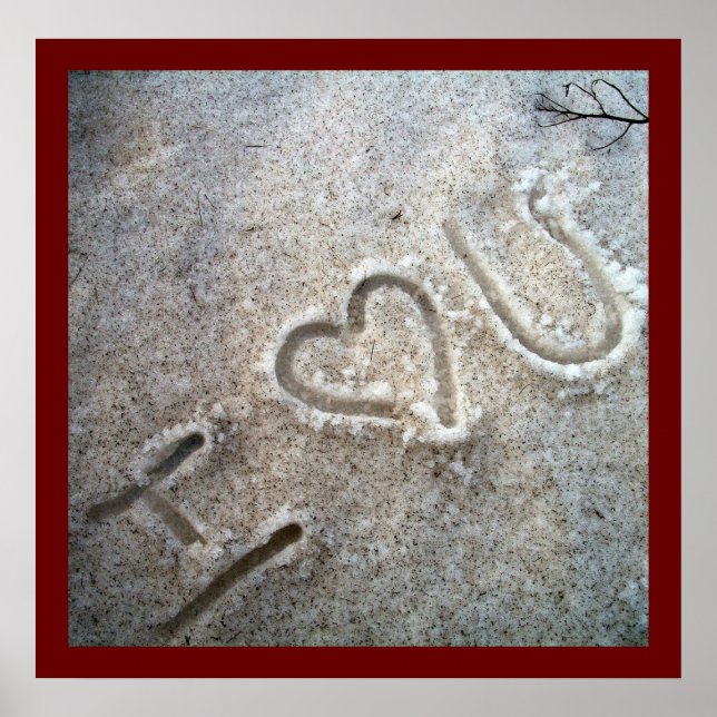 Poster I Heart U (Frente)