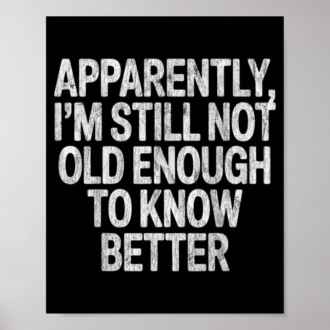 Poster I Like My Husband A Little Bit Younger Saying Sarc (Frente)