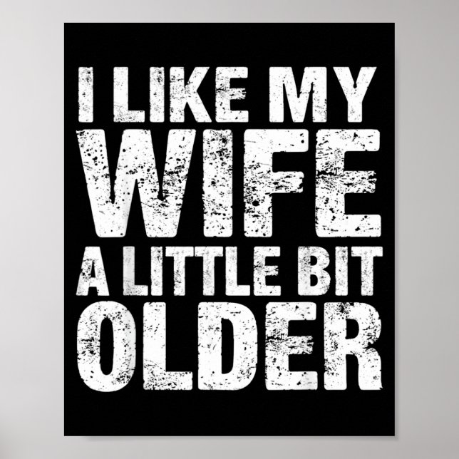 Poster I Like My Wife A Little Bit Older  (Frente)