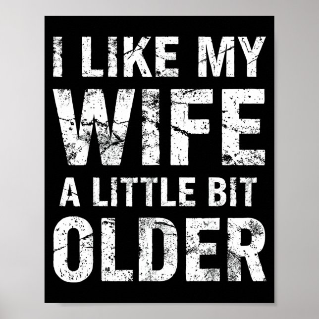 Poster I Like My Wife A Little Bit Older  (Frente)