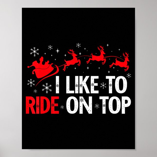 Poster I Like To Ride On Top I Like To Slide Inside Coupl (Frente)