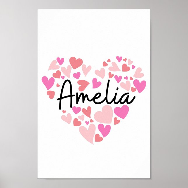 Poster I love Amelia (Frente)
