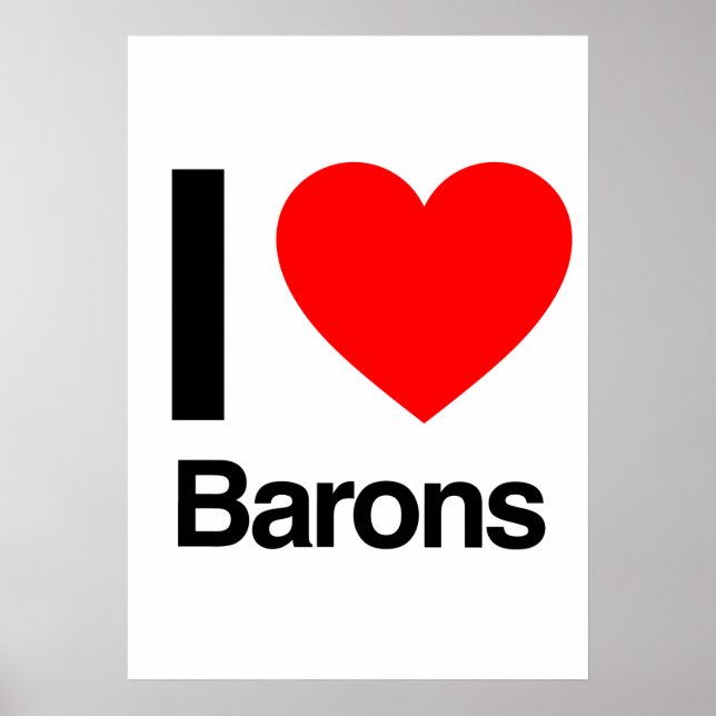 Poster i love barons (Frente)