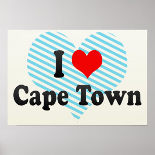 Pôster I Love Cape Town, South Africa