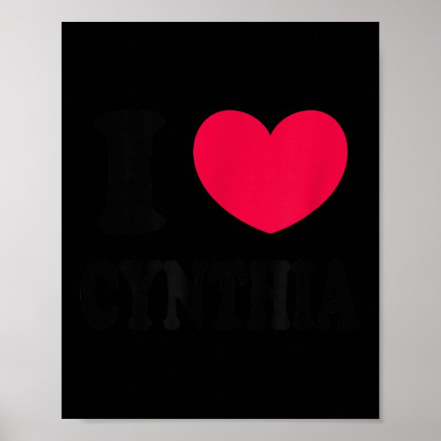 Poster I Love Cynthia  (Frente)