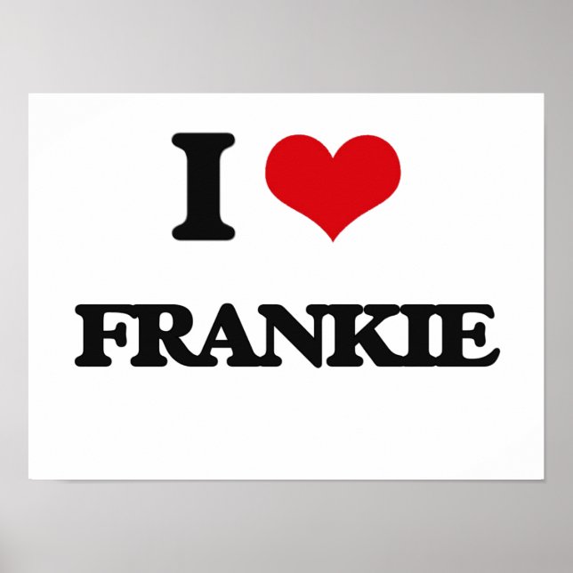 Pôster I Love Frankie (Frente)