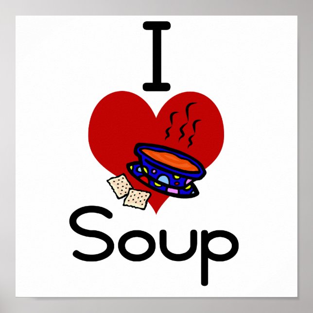 Poster I love -heart  soup (Frente)