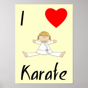 Pôster I Love Karate