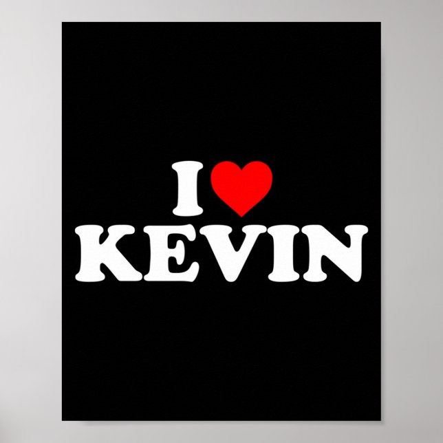 Poster I Love Kevin - Heart Long Sleeve  (Frente)