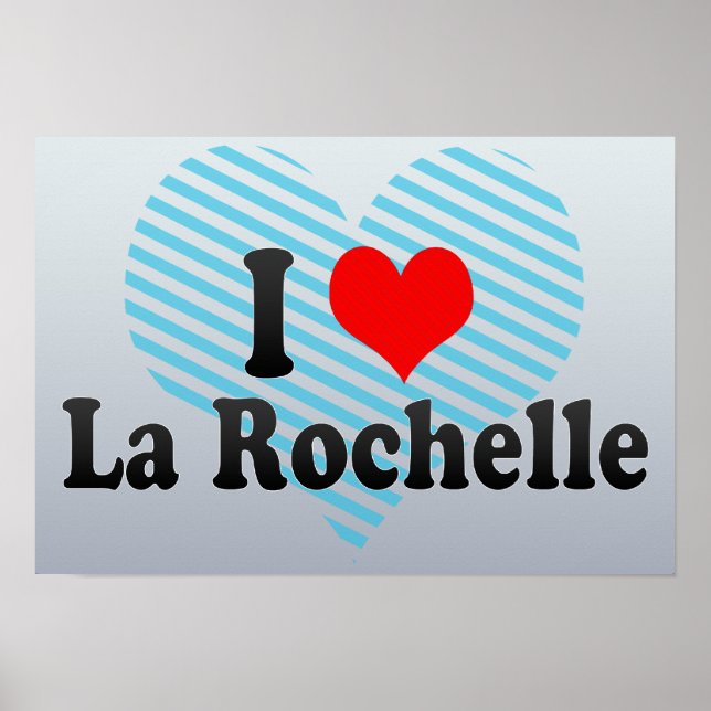 Poster I Love La Rochelle, France (Frente)