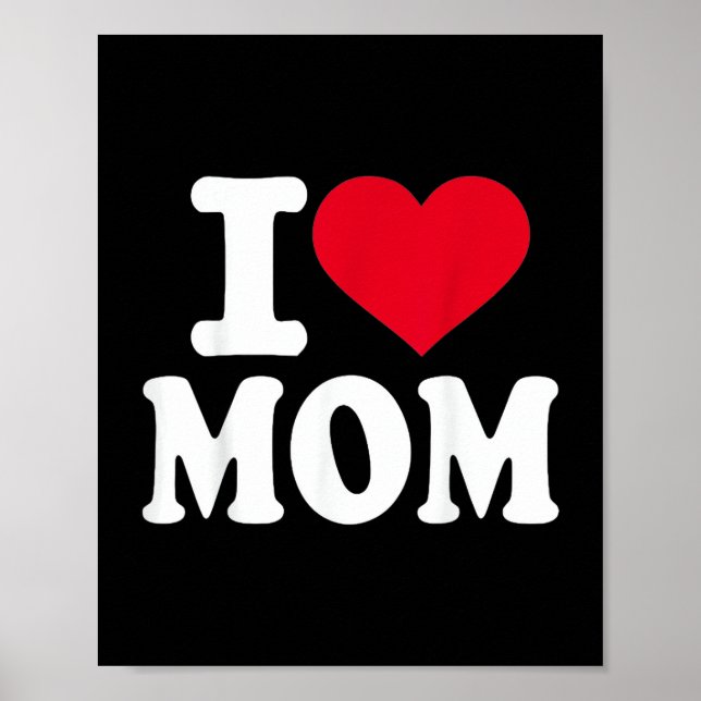 Poster I Love Mom (Frente)