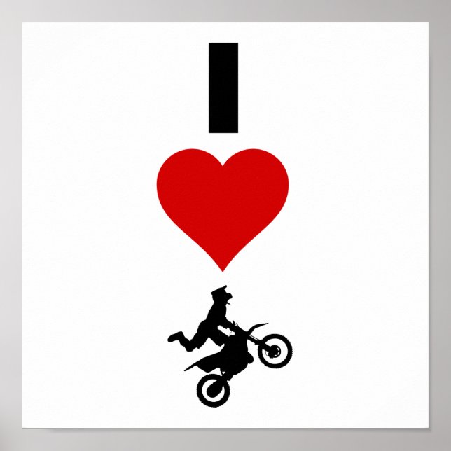 Pôster I Love Motocross (Vertical) (Frente)