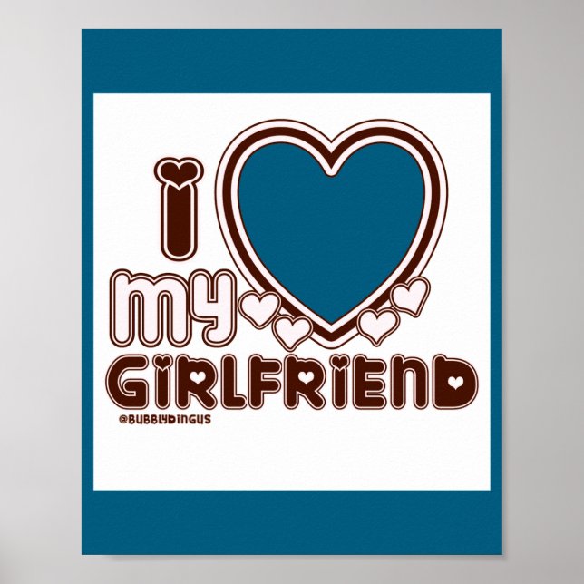 Poster I Love My Girlfriend  (Frente)