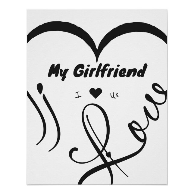 Pôster I Love My Girlfriend - I ♥ Us (Frente)