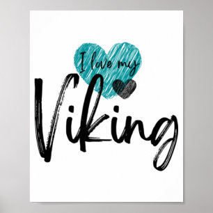 Poster I love my Viking
