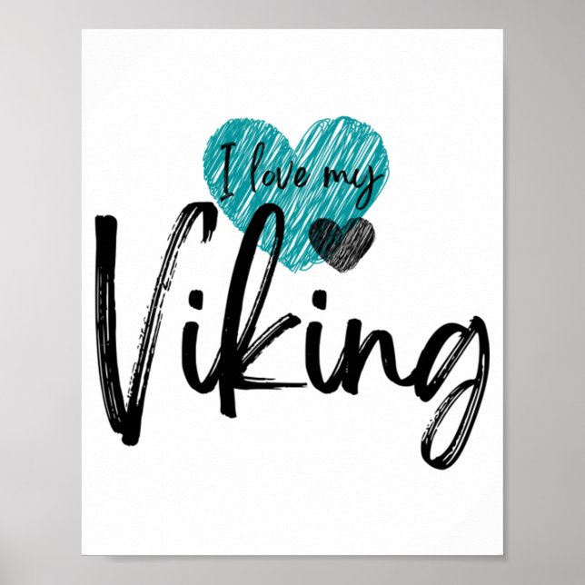 Poster I love my Viking  (Frente)