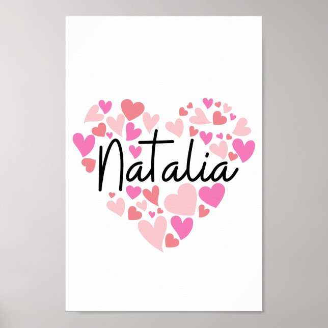 Poster I love Natalia (Frente)