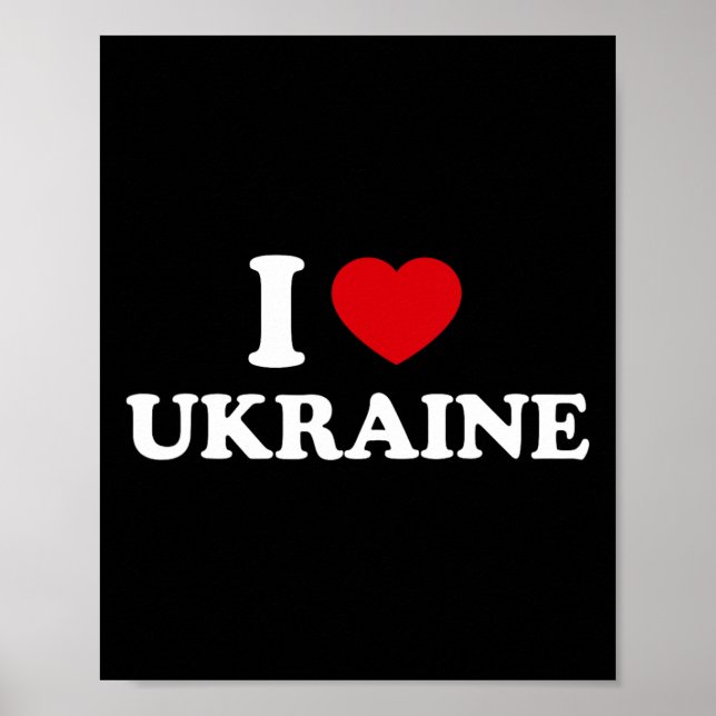 Poster I Love Ukraine 2  (Frente)