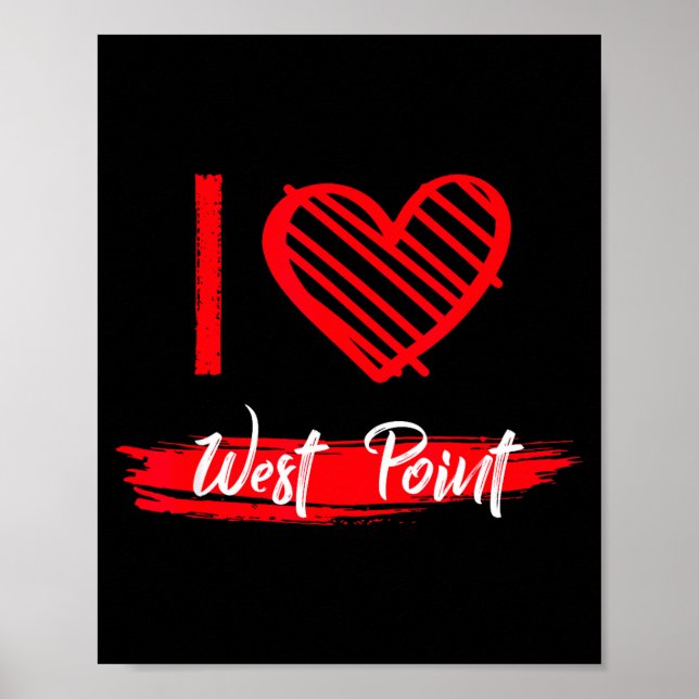 Poster I Love West Int I Heart West Int  (Frente)