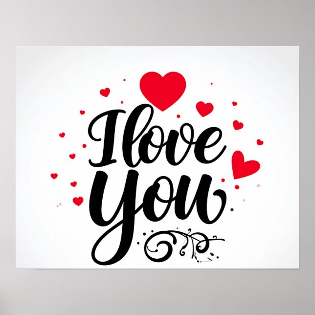 Poster i love you (Frente)