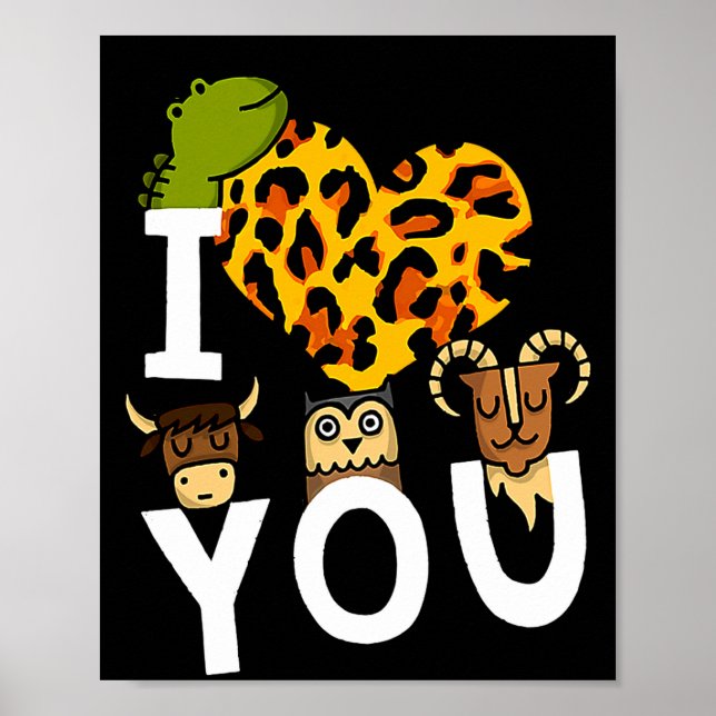 Poster I Love You Valentines Day Romance For  (Frente)