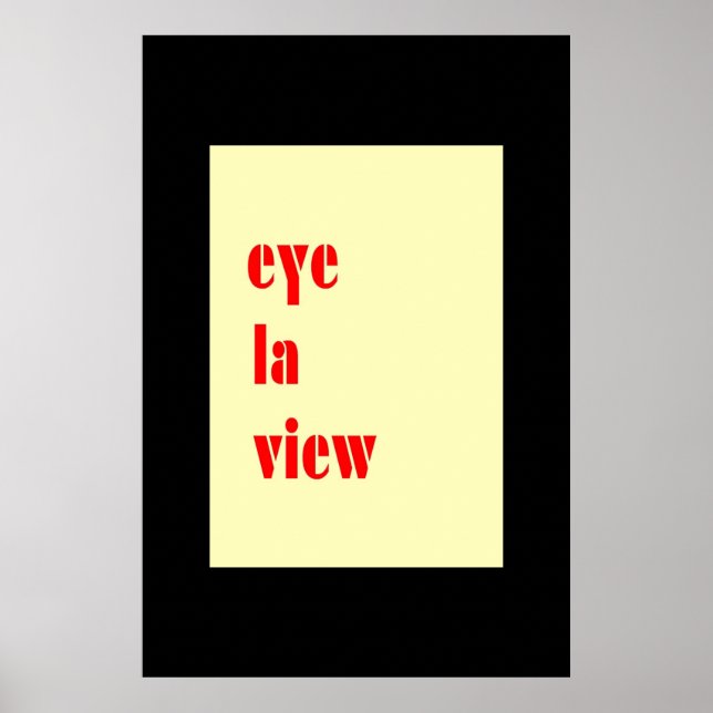 Pôster I Placa LUV U (Frente)