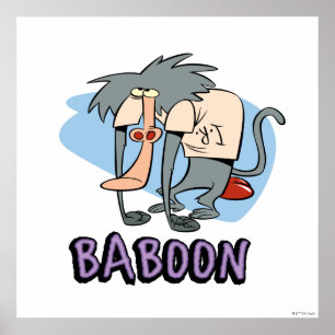 Poster I.R. Baboon Character Graphic