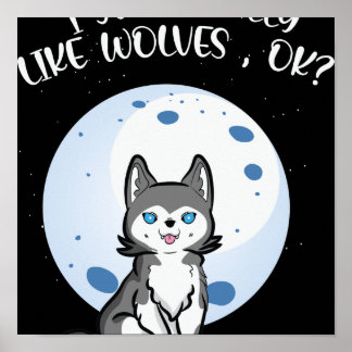 Poster I-So-Realmente Parecido-Lobos-Ok-Cute-Lobo
