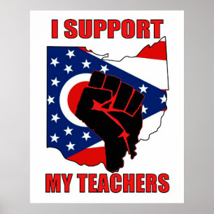 Poster I Support My Teachers