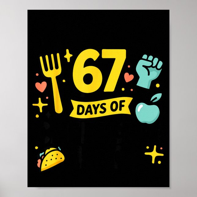 Poster I Survived 67 Days Of Cafeteria Chaos Lunch Lady S (Frente)