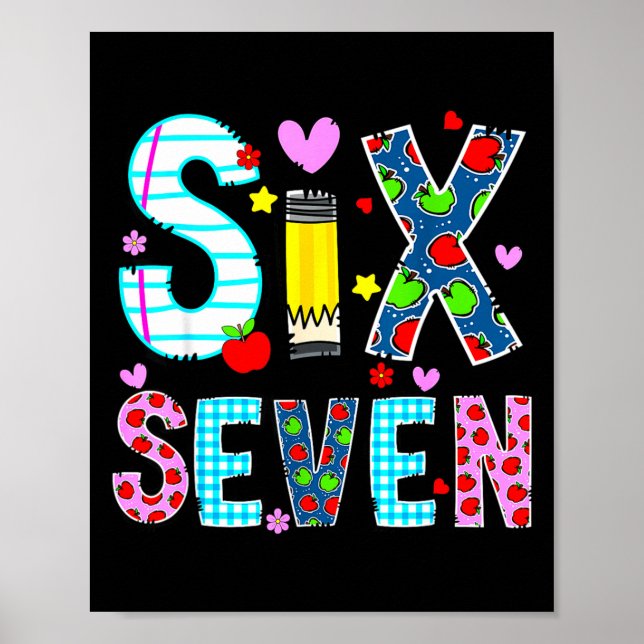 Poster I Survived 67 Days Of School Funny Meme Teacher St (Frente)