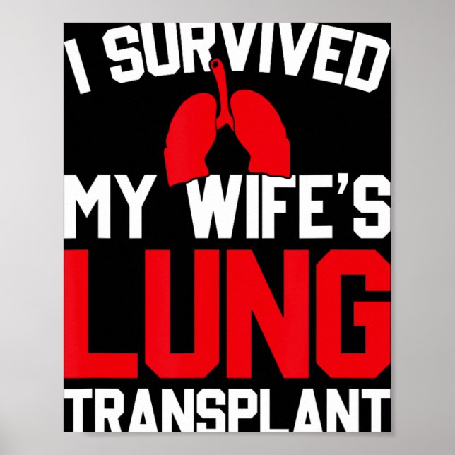 Poster I Survived My Wife's Lung Transplant, New Lung  (Frente)