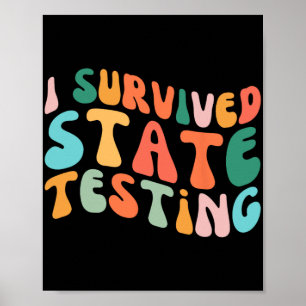Poster I Teste de Estado Sobrevivente Testando Estadual d