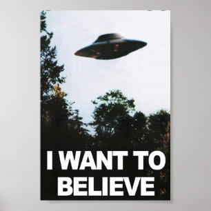 Poster I want to believe