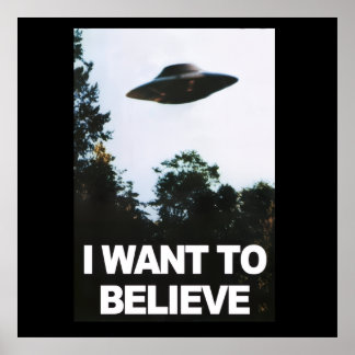 Poster I want to believe