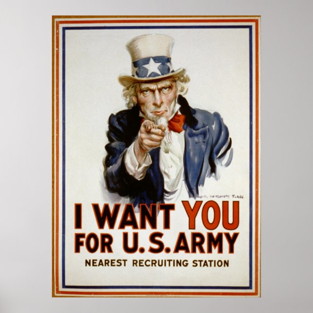 Poster i want you (Frente)
