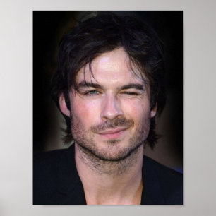 Poster Ian Somerhalder Piscar os olhos