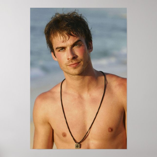 Poster Ian Somerhalder Shirtless (Frente)