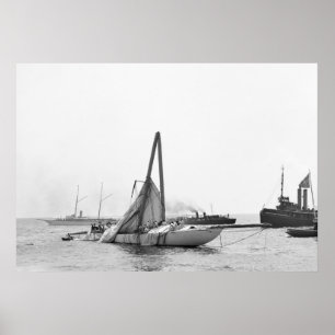 Poster Iate de competência danificado, 1899