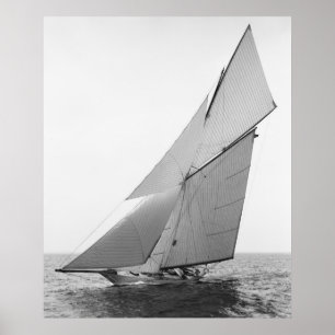 Poster Iate Gloriana da navigação, 1891