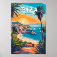 Ibiza Espanha Art Vintage