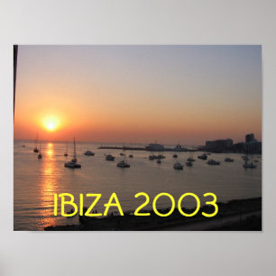 Poster Ibiza Sunset