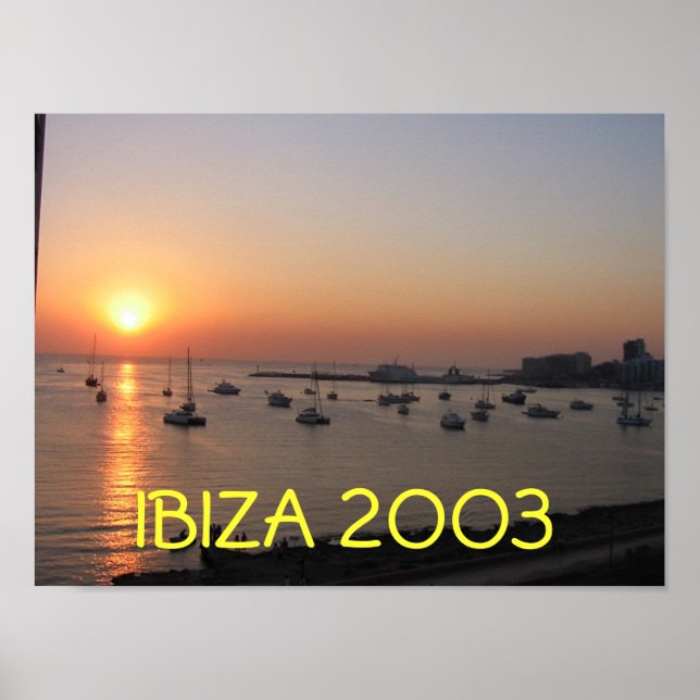 Poster Ibiza Sunset (Frente)