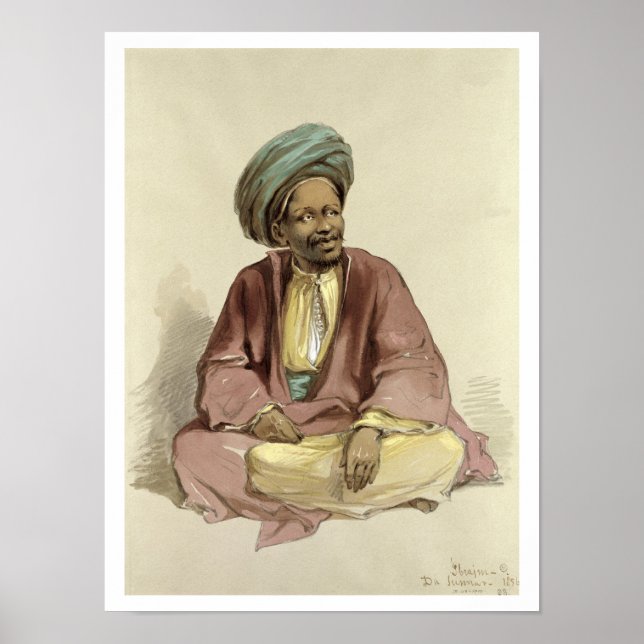 Pôster Ibrahim - de Sunnar, 1856 (Frente)