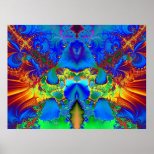 Pôster Ice-18x24 ateado fogo