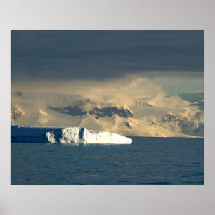Poster Ice Berg in the starts of the Drake Passage just